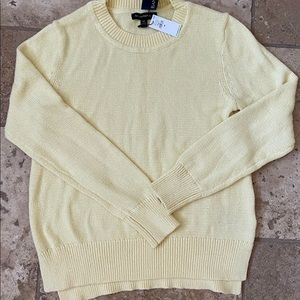 NWT.  Butter yellow sweater